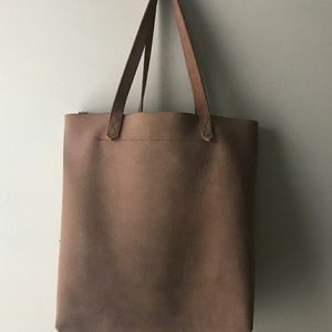 Madewell Blush Medium Leather Tote Bag